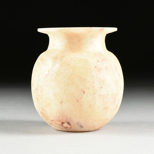 AN ANCIENT EGYPTIAN STYLE ALABASTER
