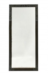 AN ANGLO INDIAN CARVED EBONY M