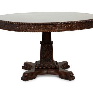 An Anglo-Indian Carved Padouk