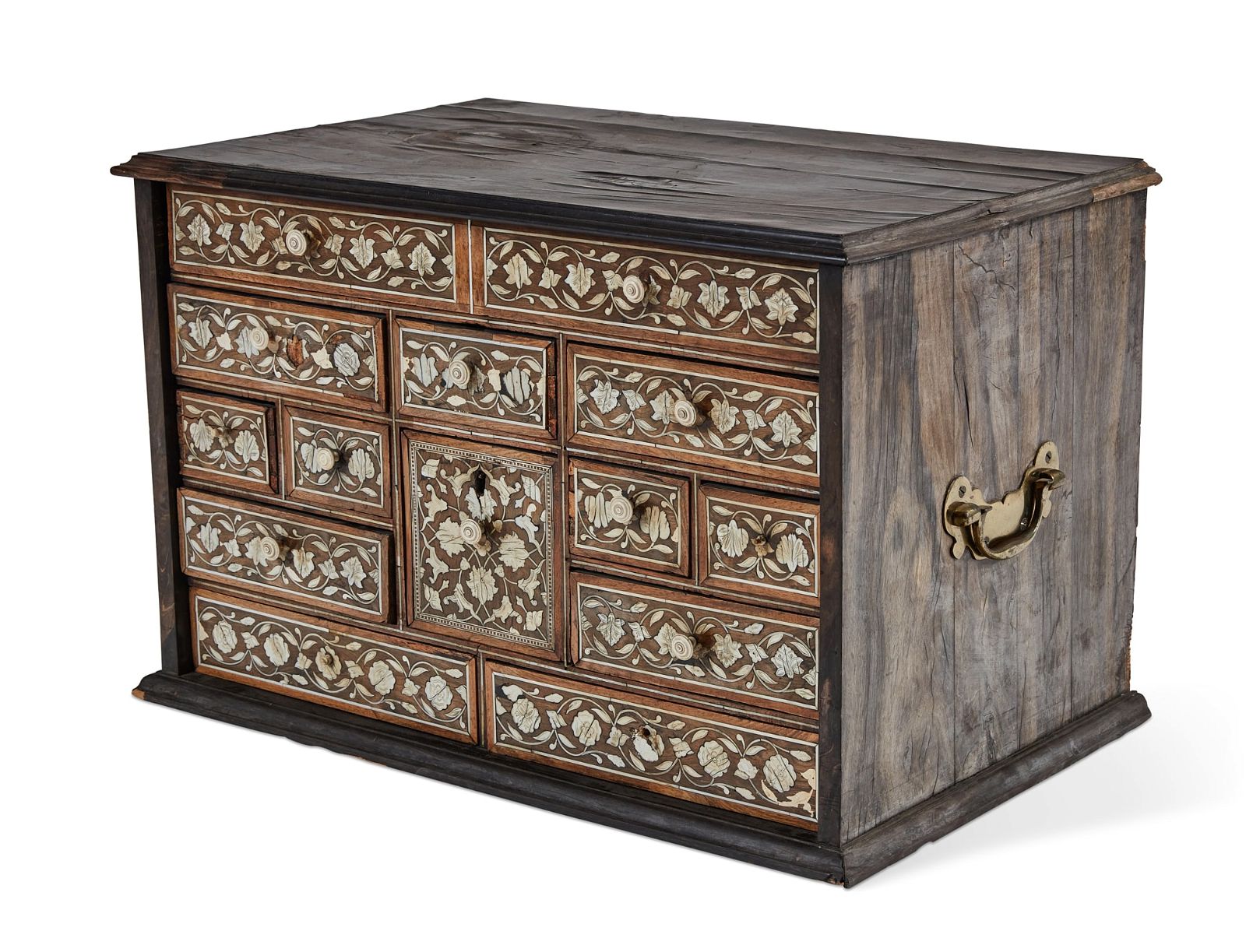 AN ANGLO INDIAN HARDWOOD TABLE