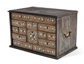 AN ANGLO INDIAN HARDWOOD TABLE