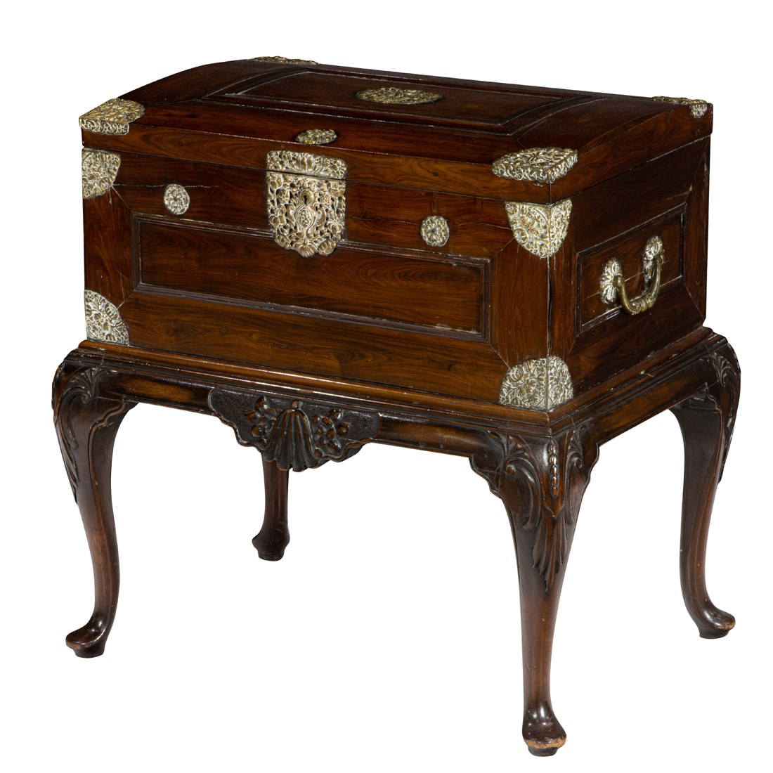 AN ANGLO INDIAN ROSEWOOD LINGERIE