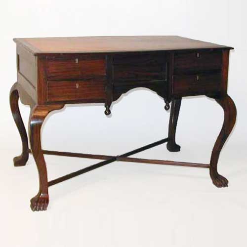 An Anglo Indian Teak and Rosewood