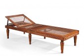 AN ANGLO INDIAN TEAK FOLDING D