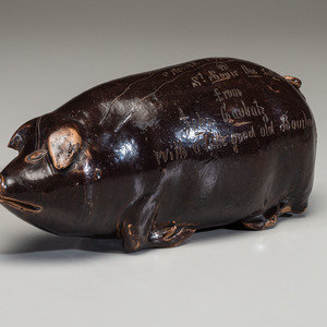 An Anna Pottery Incised and Brown