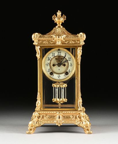 AN ANSONIA ROCOCO REVIVAL OPEN CASE