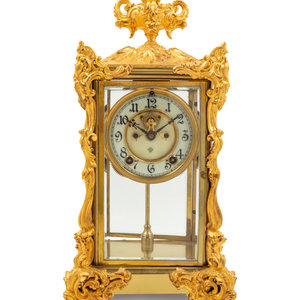 An Ansonia Viscount Gilt Metal