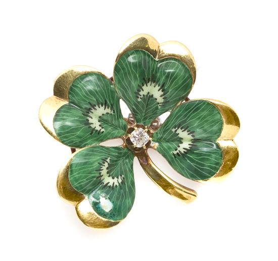 *An Antique 14 Karat Yellow Gold