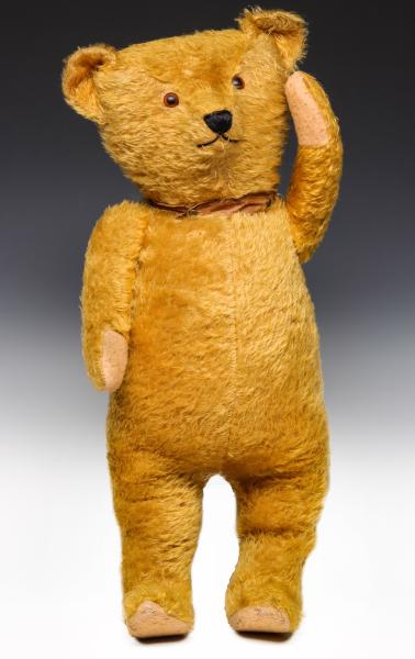 AN ANTIQUE 24-INCH GOLD MOHAIR