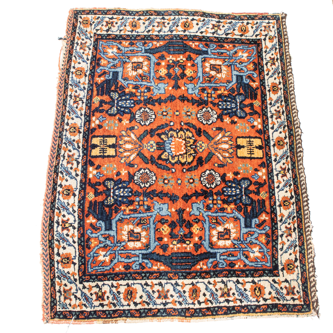 AN ANTIQUE AFSHAR MAT An antique