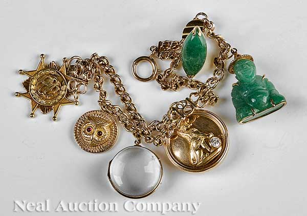 An Antique American 14 kt. Yellow