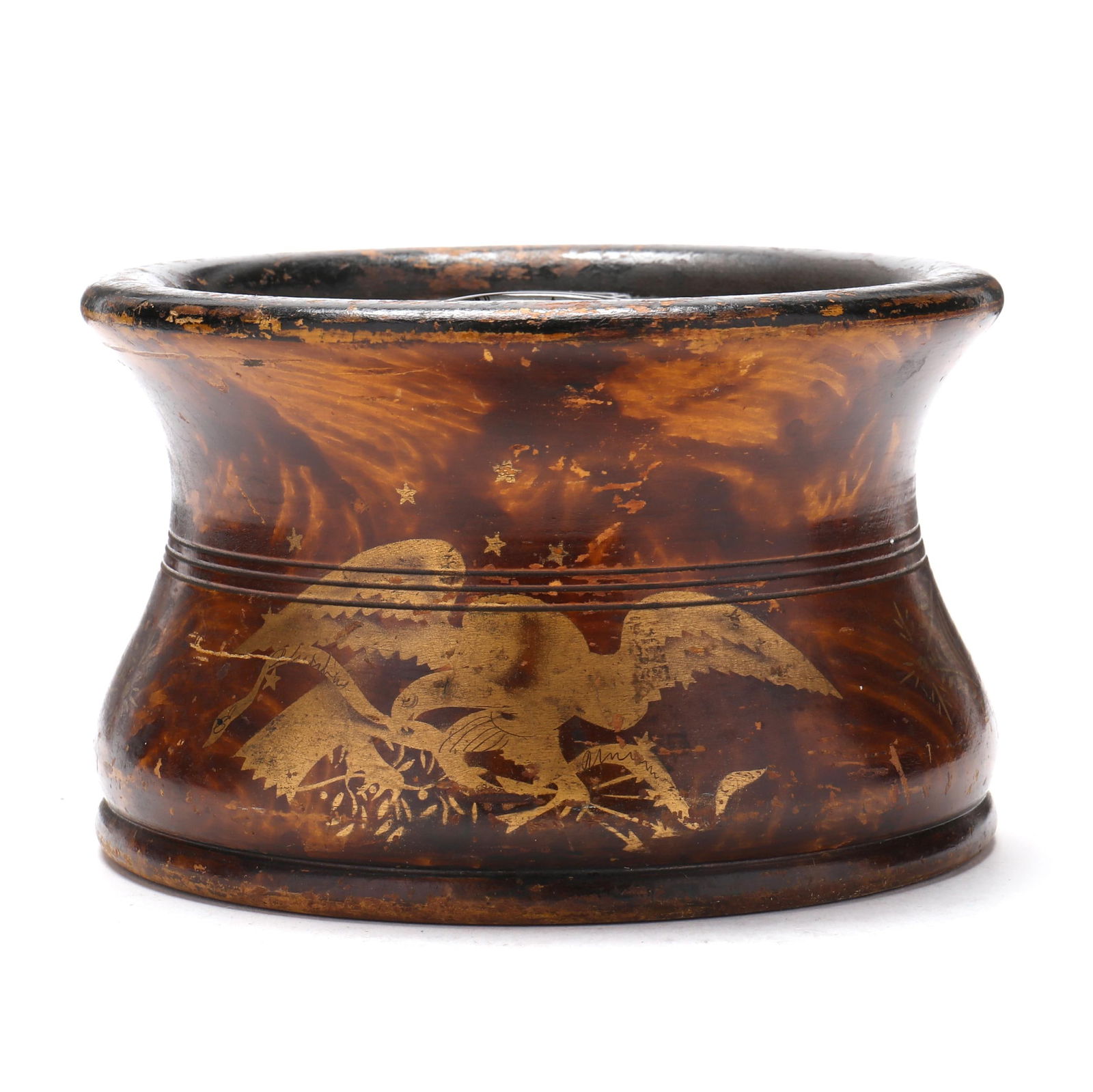 AN ANTIQUE AMERICAN GILDED