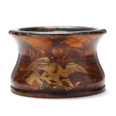 AN ANTIQUE AMERICAN GILDED TRE