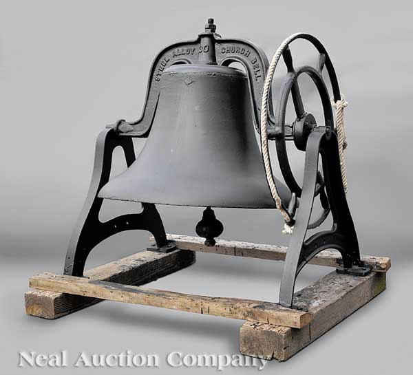 An Antique American Iron Bell