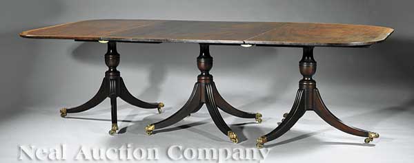 An Antique American Mahogany and