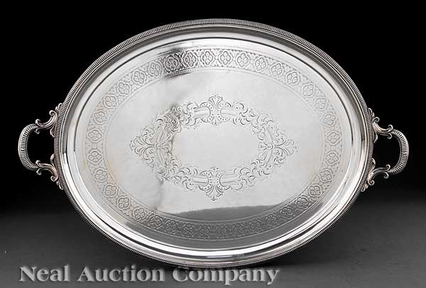 An Antique American Silverplate Tea