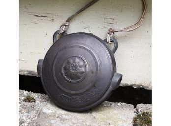 An antique Asian bronze bell,