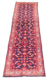 An Antique Bijar Runner Balanc