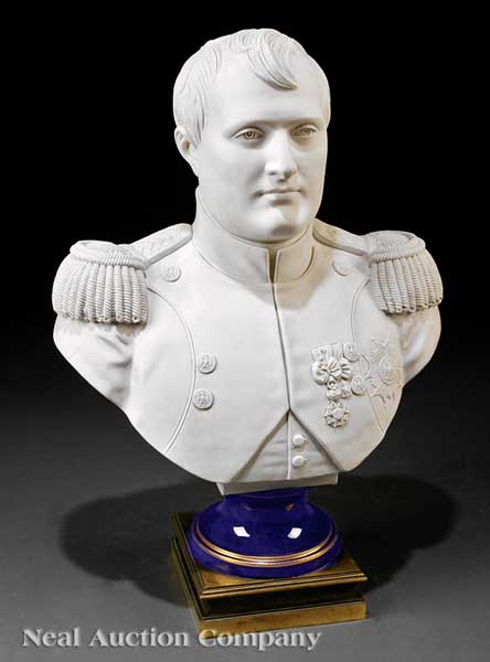 An Antique Biscuit Porcelain