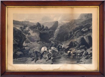 An antique black and white