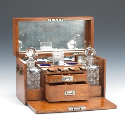 An Antique British Tantalus Honey