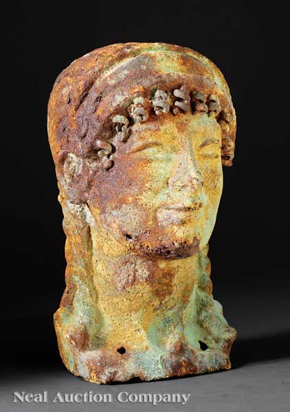 An Antique Bronze Bust in the Style