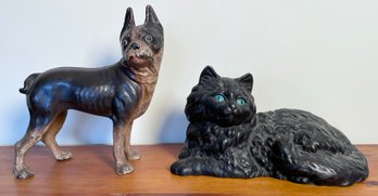 An antique Bulldog doorstop 8.5”H x