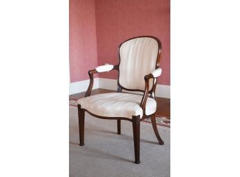 An antique carved French walnut