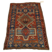 AN ANTIQUE CAUCASIAN KAZAK RUN