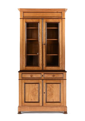 AN ANTIQUE CHESTNUT TRIMMED