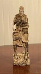 An antique Chinese carving of a