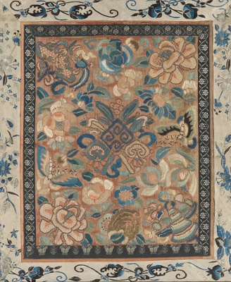 An Antique Chinese Embroidered
