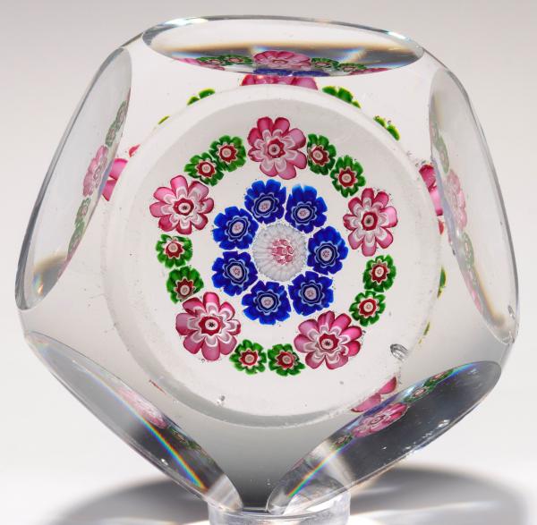 AN ANTIQUE CLICHY 5/1 FACETS