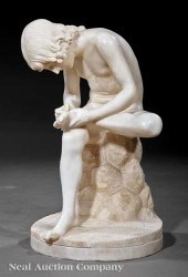 An Antique Continental Carrara