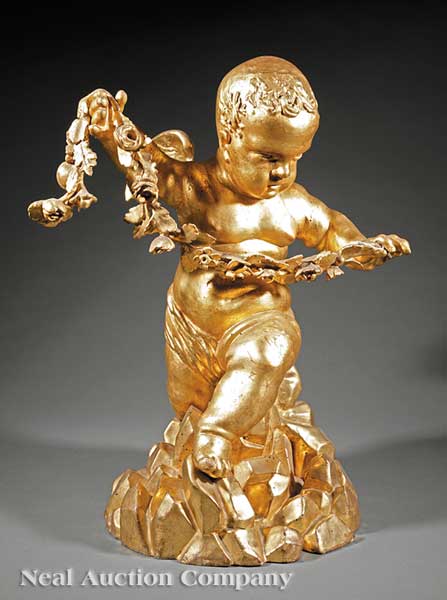An Antique Continental Carved
