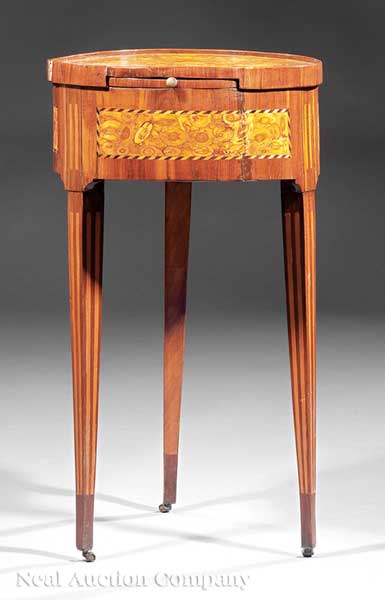 An Antique Continental Parquetry