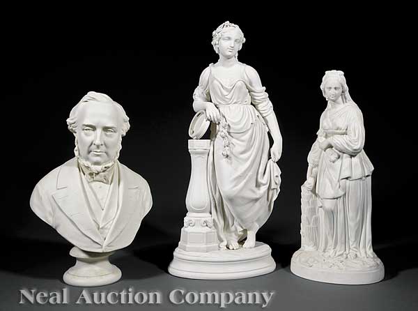 An Antique Copeland Parian Bust