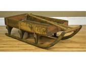 An antique country pull sleigh