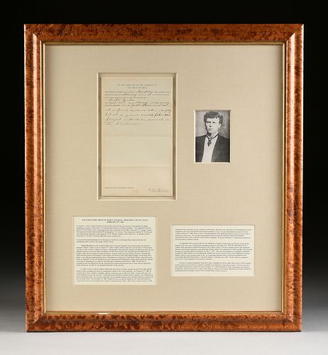 AN ANTIQUE COURT DOCUMENT,