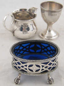 An antique Dutch pierced salt