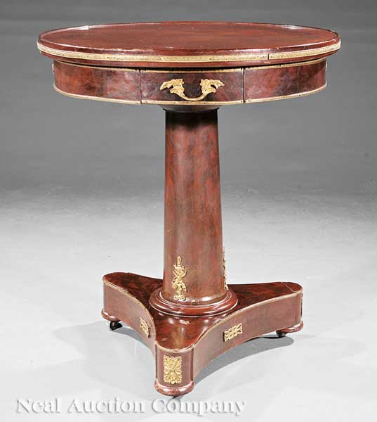 An Antique Empire-Style Mahogany