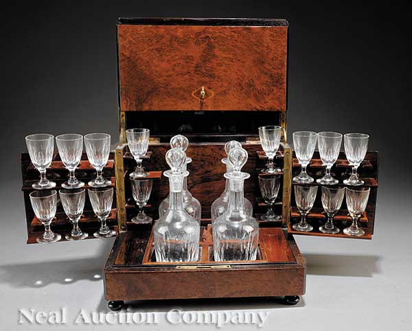 An Antique English Amboyna and