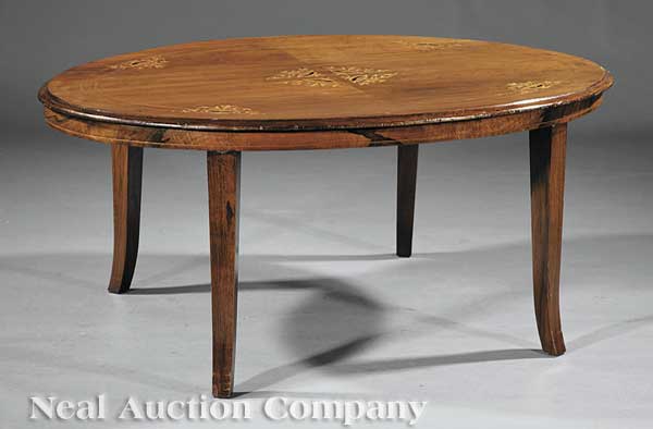 An Antique English Inlaid