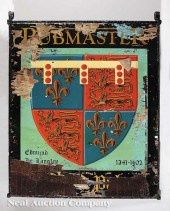 An Antique English Painted Woo