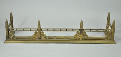 An Antique Fireplace Fender