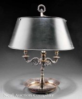 An Antique French Argenté Thre