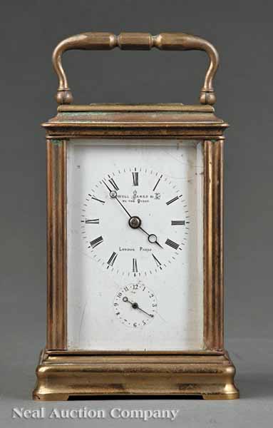 An Antique French Brass Carriage
