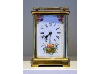 An antique French carriage clock