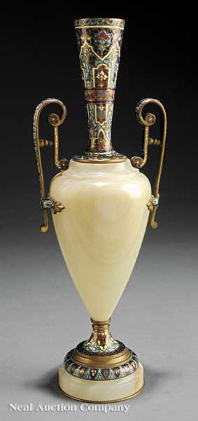 An Antique French Champlevé and