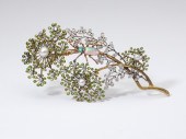 An antique French demantoid ga